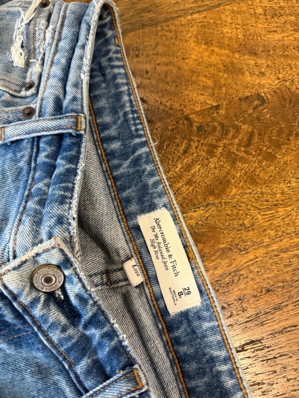 Abercrombie & Fitch Curve Love High Rise 90s Relaxed Jean - Picture 7 of 7